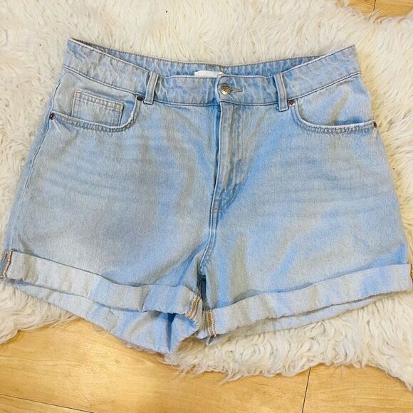 H&M casual light wash blue shorts 12 - Picture 5 of 5